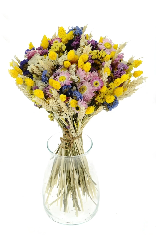 Dried flowers bouquet - colorful