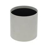 Velour flower box - grey - 15x15 cm