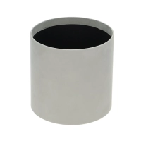 Velour flower box - grey - 15x15 cm