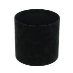 Velour flower box - black - 15x15 cm