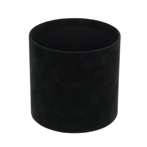 Velour flower box - black - 15x15 cm