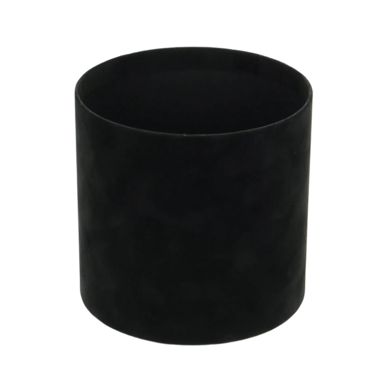 Velour flower box - black - 15x15 cm