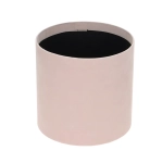 Velour flower box - light pink - 15x15 cm