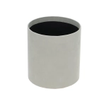 Velour flower box - grey - 12x13 cm