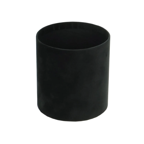 Velour flower box - black - 12x13 cm