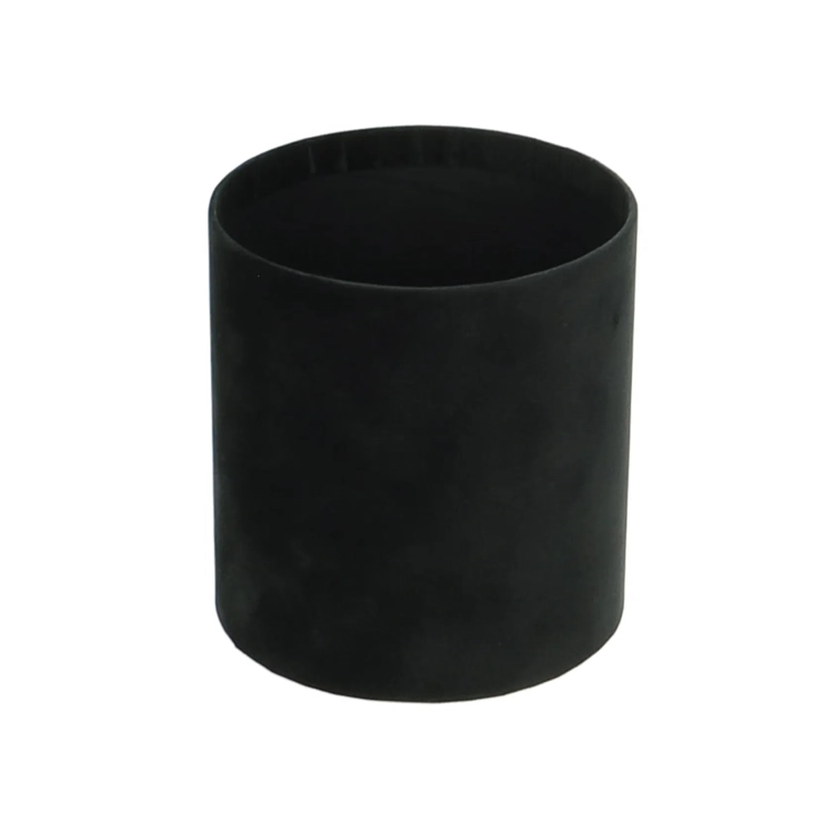 Velour flower box - black - 12x13 cm