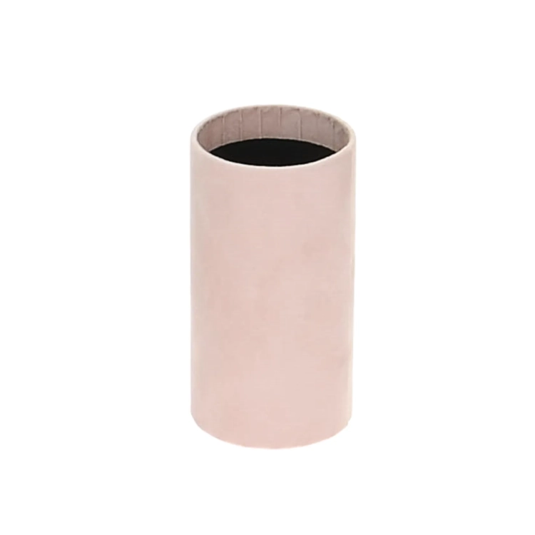 Velour flower box - light pink - 5x10 cm