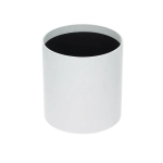Velour flower box - white - 12x13 cm