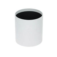 Velour flower box - white - 12x13 cm