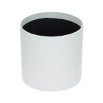 Velour flower box - white - 15x15 cm