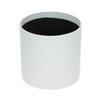 Velour flower box - white - 15x15 cm