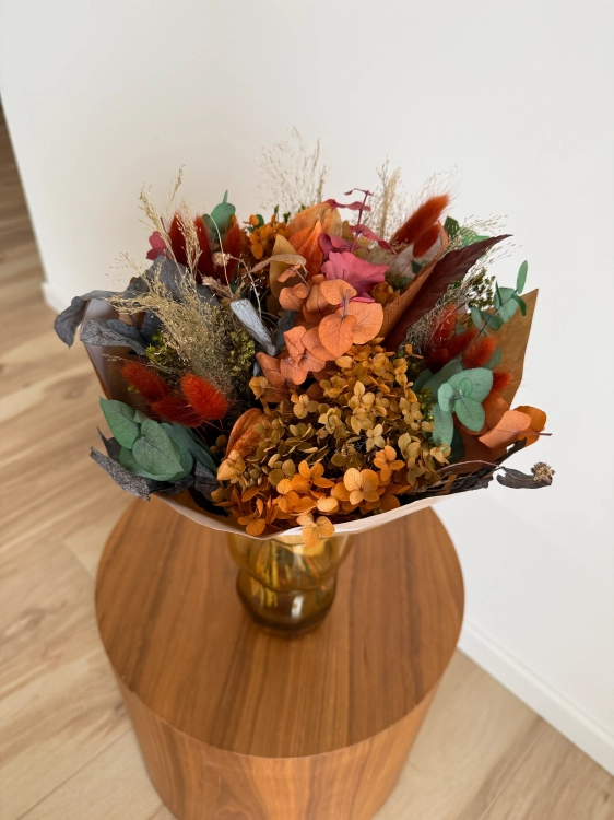 Dried flowers bouquet