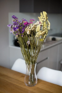 Suszony zatrwian, limonium mix kolorów - bukiet - suszone kwiaty