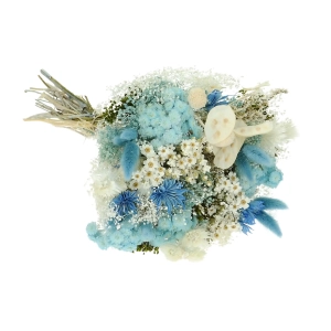 Dried flowers bouquet - blue