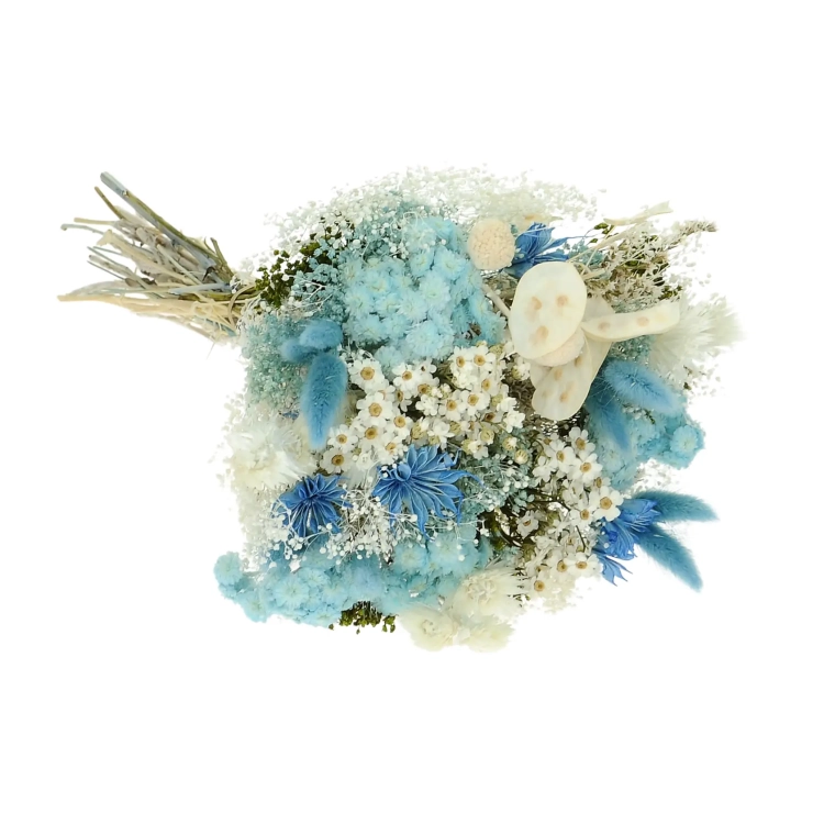 Dried flowers bouquet - blue