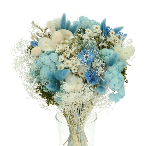 Dried flowers bouquet - blue