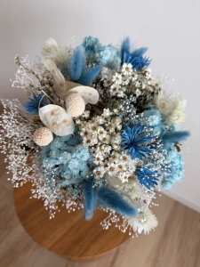 Dried flowers bouquet - blue