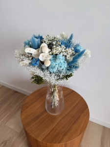 Dried flowers bouquet - blue