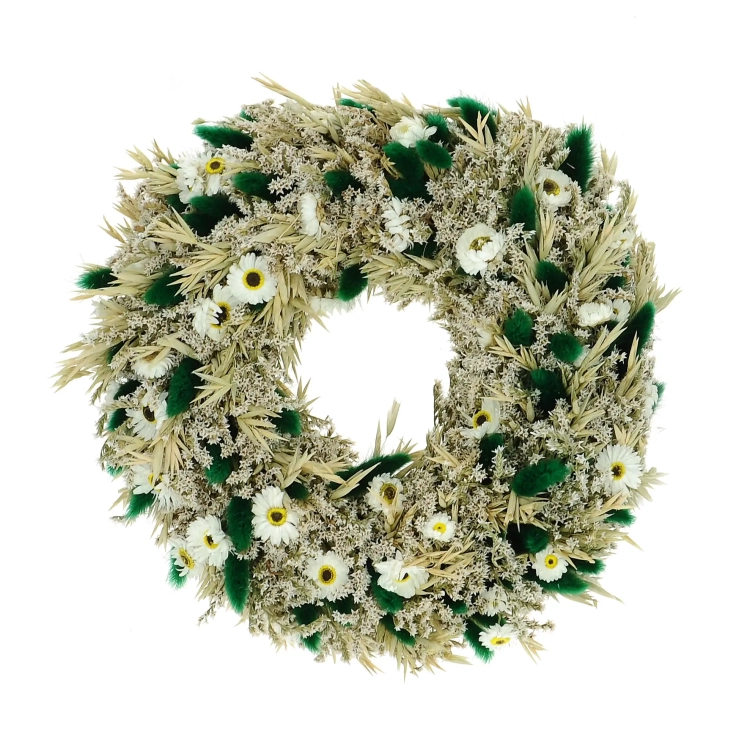 Dried flowers wreath -  30 cm - Harmony