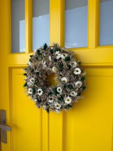 Dried flowers wreath -  30 cm - Harmony