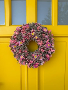 Dried flowers wreath -  30 cm - Charm