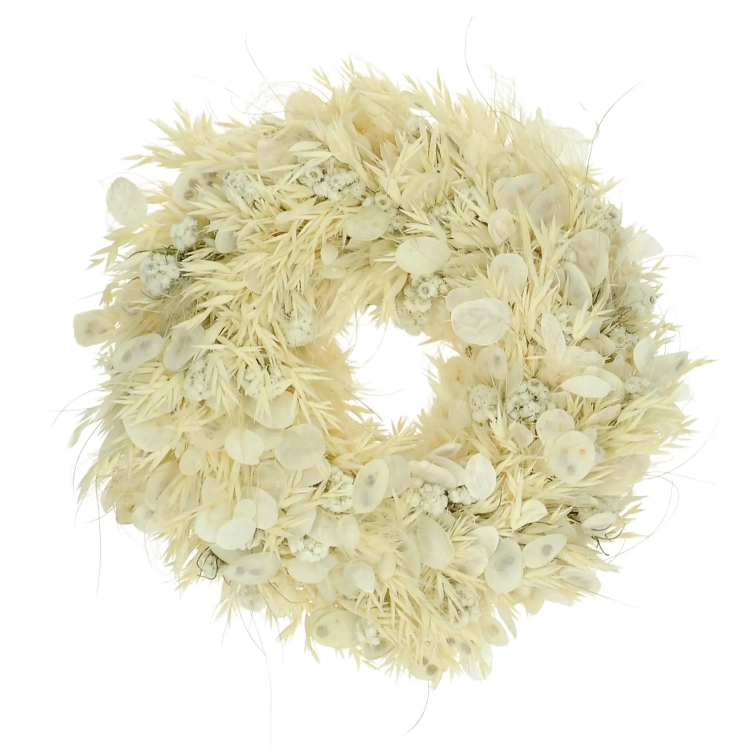 Dried flowers wreath -  30 cm - Aura