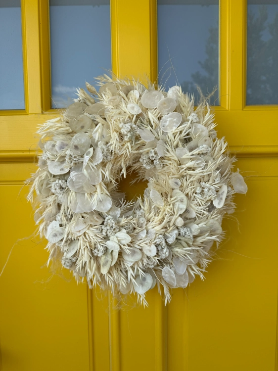 Dried flowers wreath -  30 cm - Aura
