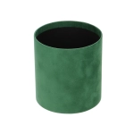 Velour flower box - green - 12x13 cm