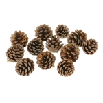 Goldene Kegel zur Dekoration - 4 Stück (1)