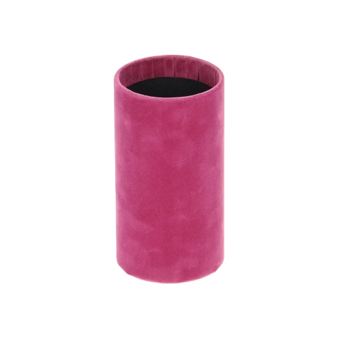 Velour flower box - fuchsia - 5x10 cm