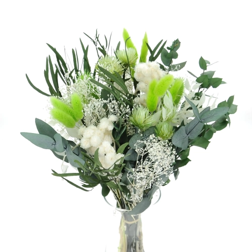 Dried flowers bouquet - green
