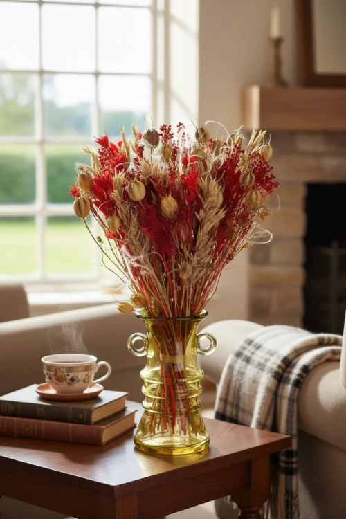 Dried flowers bouquet - Passion