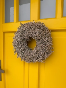 Dried limonium wreath - 30 cm