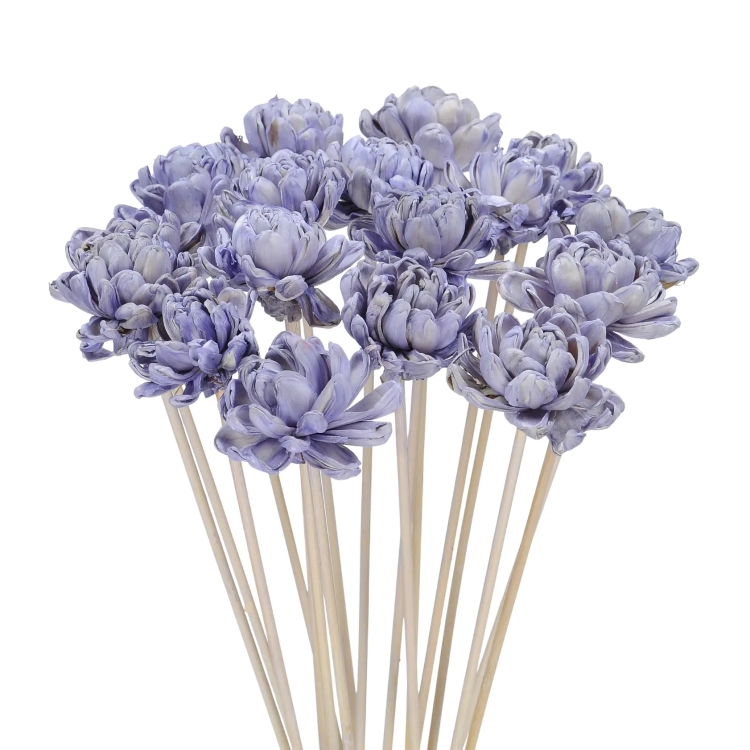 Shola flower - lilac english rose - stem