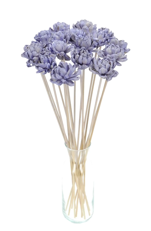 Shola flower - lilac english rose - stem