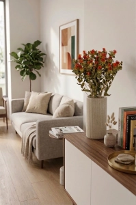 Suszony krokosz barwierski (Carthamus) - bukiet - suszone kwiaty