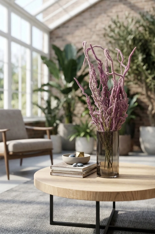 Zatrwian suworowa, limonium - bukiet - suszone kwiaty