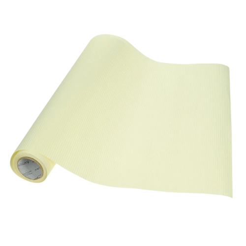 Corrugated wrapping paper - cream, 50 cm x 10 m