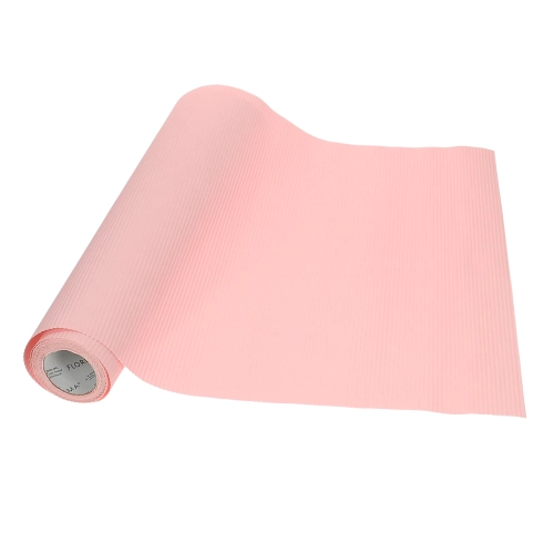 Corrugated wrapping paper - light pink, 50 cm x 10 m