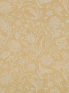 Kraft florist's paper - floral pattern, 50 cm x 10 m