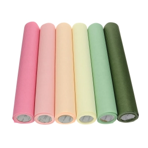 Corrugated wrapping paper - mint green, 50 cm x 10 m