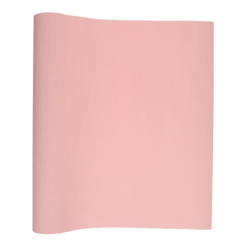 Corrugated wrapping paper - light pink, 50 cm x 10 m