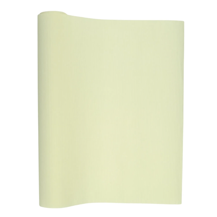 Corrugated wrapping paper - cream, 50 cm x 10 m