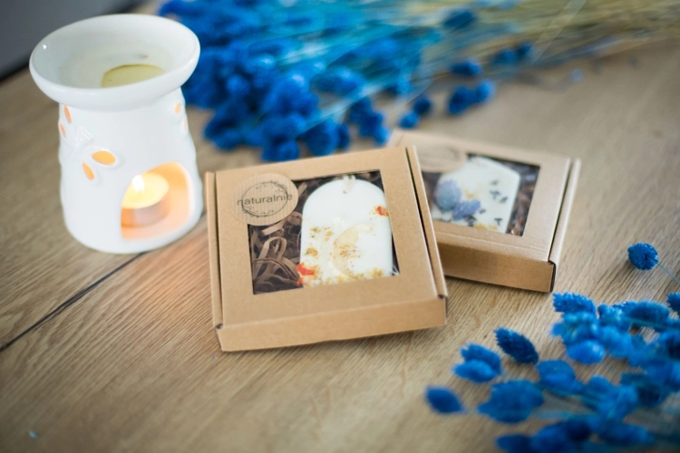 Wachs mit Sojaduft Lampionblume &amp; Lunaria