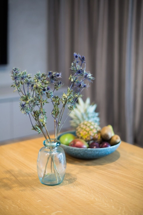 Dried Eryngium - bunch - dried flowers