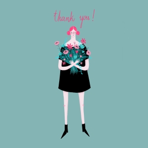 Grußkarte "Thank You So Much"