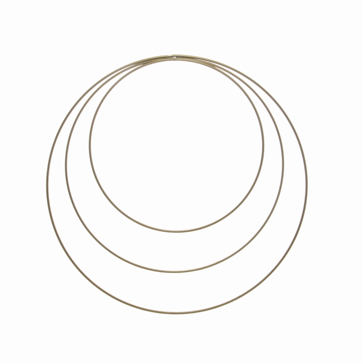 Kranzreifen, gold - 25 cm