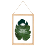 Dried flowers frame - double glass, floating frame - medium