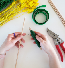 Druty i siatki florystyczne