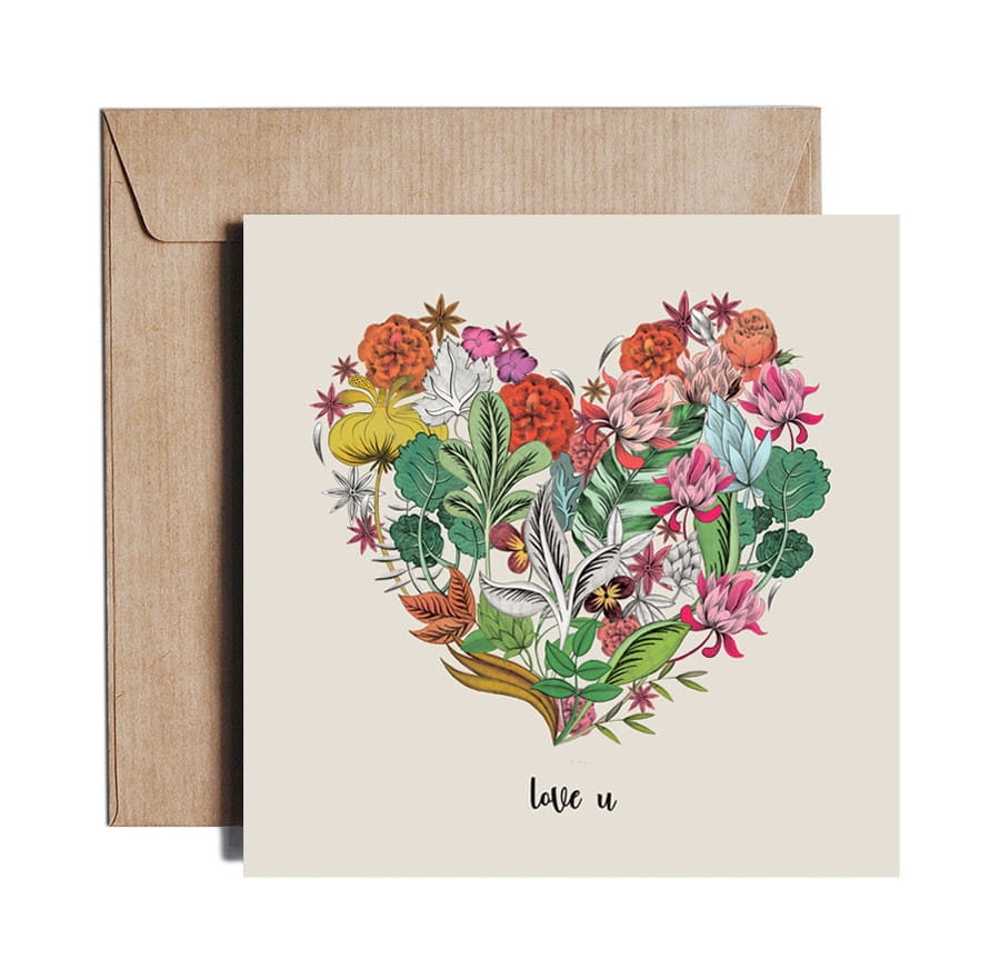 Grußkarte "I Flower You"